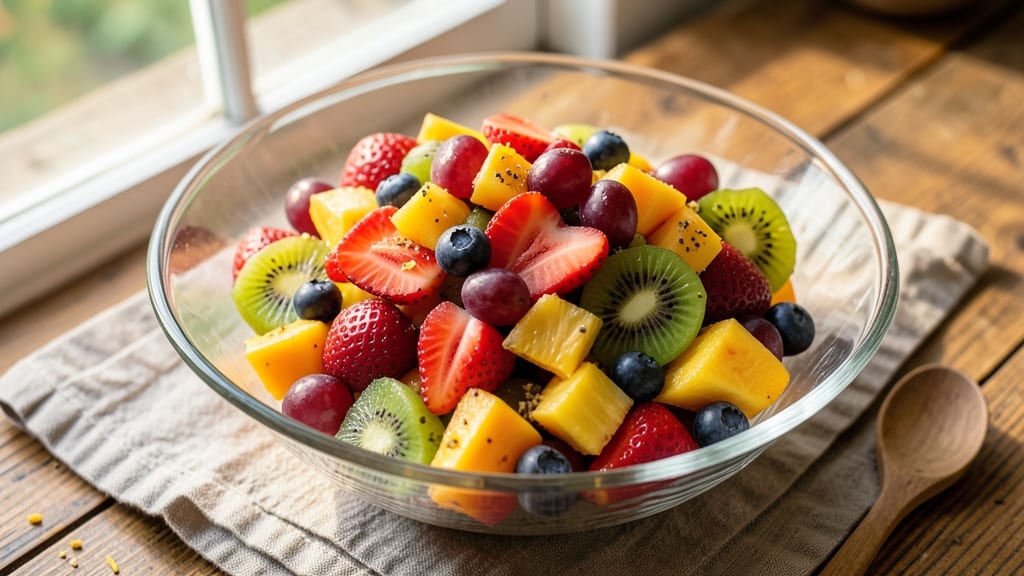 Beautiful Fruit Salad Recipe: Vibrant Rainbow Layers With No Brown Spots