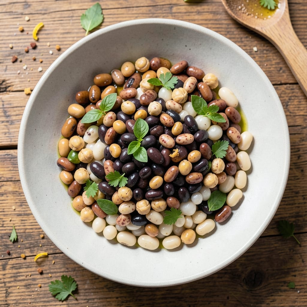 Six Bean Medley Salad Recipe: Pantry-Friendly Protein-Packed Crunch