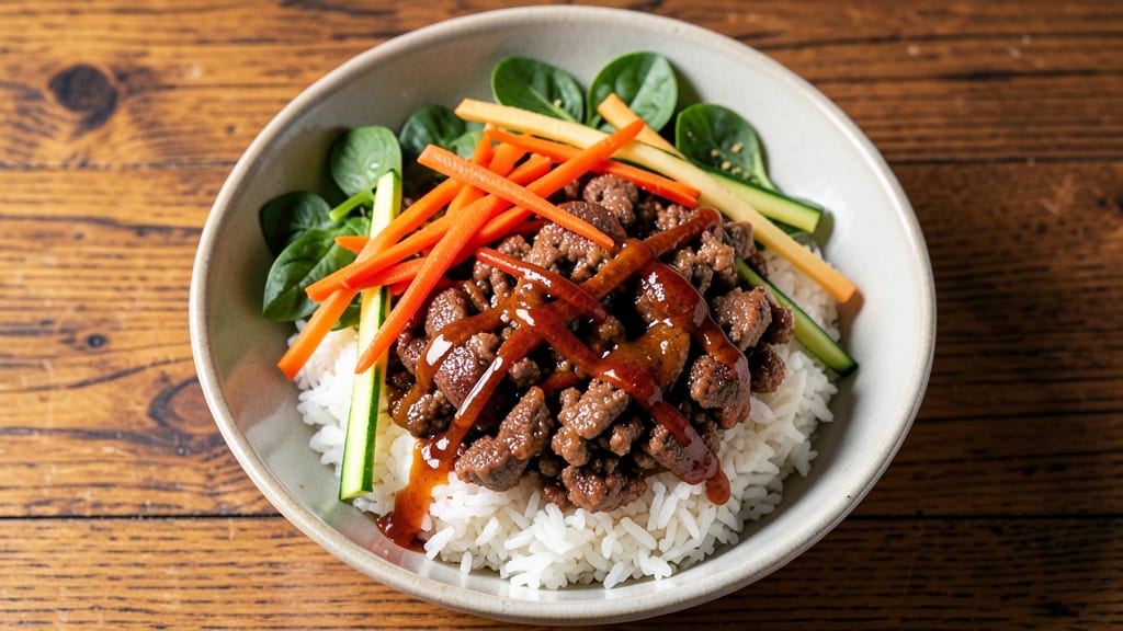 Bibimbap Salad Recipe: Korean-Inspired Rice Bowl With Crispy Veggies