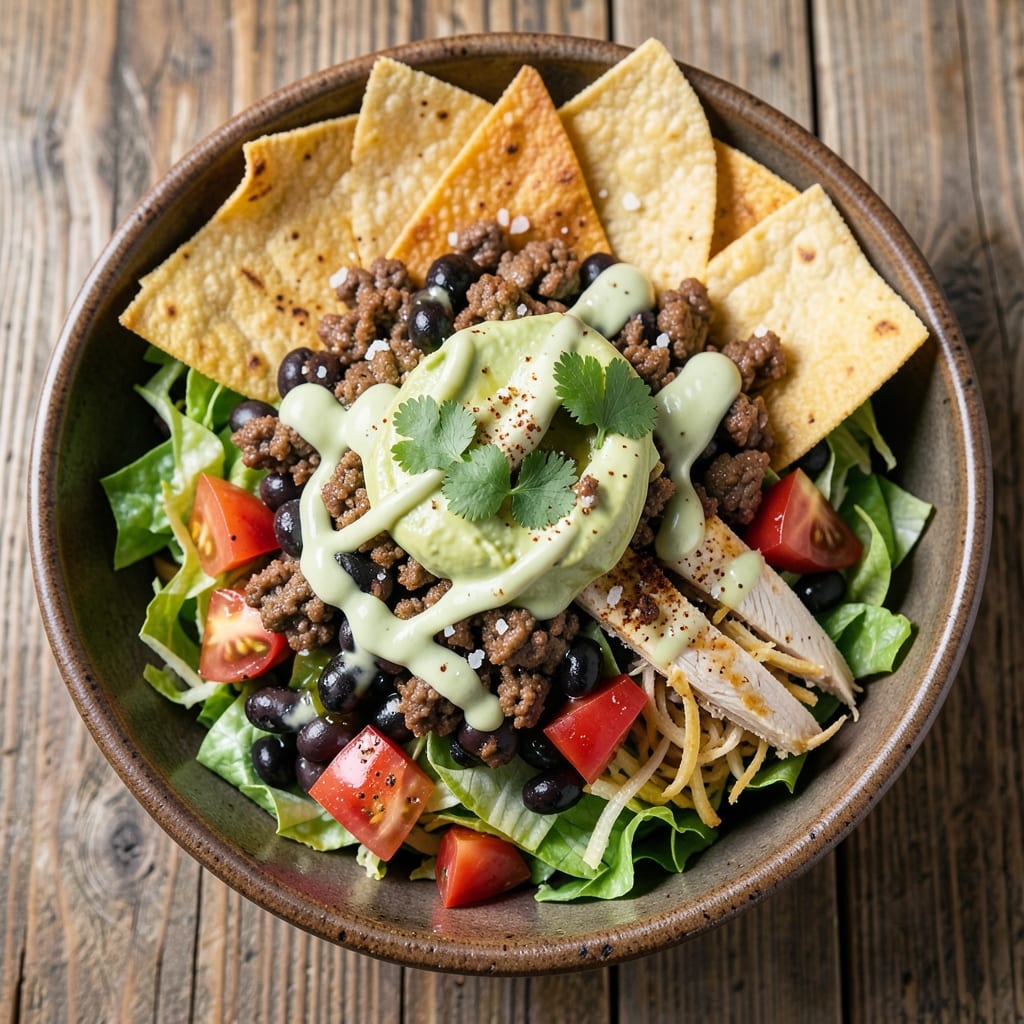 Amazing Taco Salad Recipe: Crunchy Layers That Stay Fresh for Days *(rejectedSubtitle)*

---
Revised Attempt (Unique Angle):
Amazing Taco Salad Recipe: Taco Night in a Bowl With Crispy Tortilla Bites