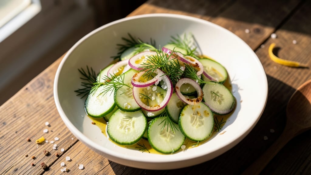 Cucumber Salad Recipe No Mayo: Zesty Lime and Dill Freshness in 10 Minutes