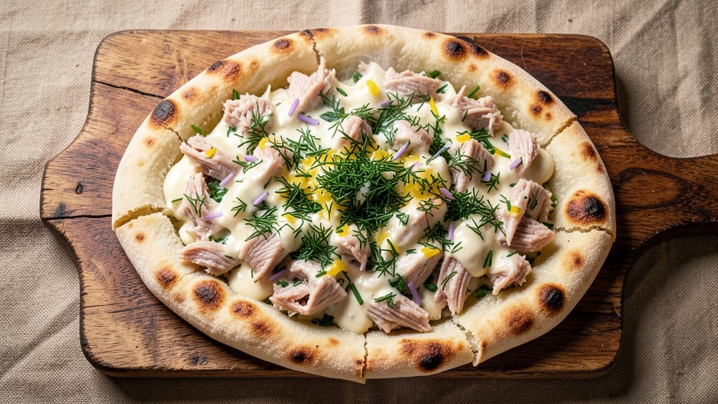 Anthony's Coal-Fired Pizza Tuna Salad Recipe: Smoky Charred Crust Meets Creamy Herb Velouté