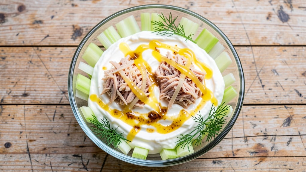 Bumble Bee Tuna Salad Kit Recipe: No-Mayo Creaminess With Crunchy Celery Bites
