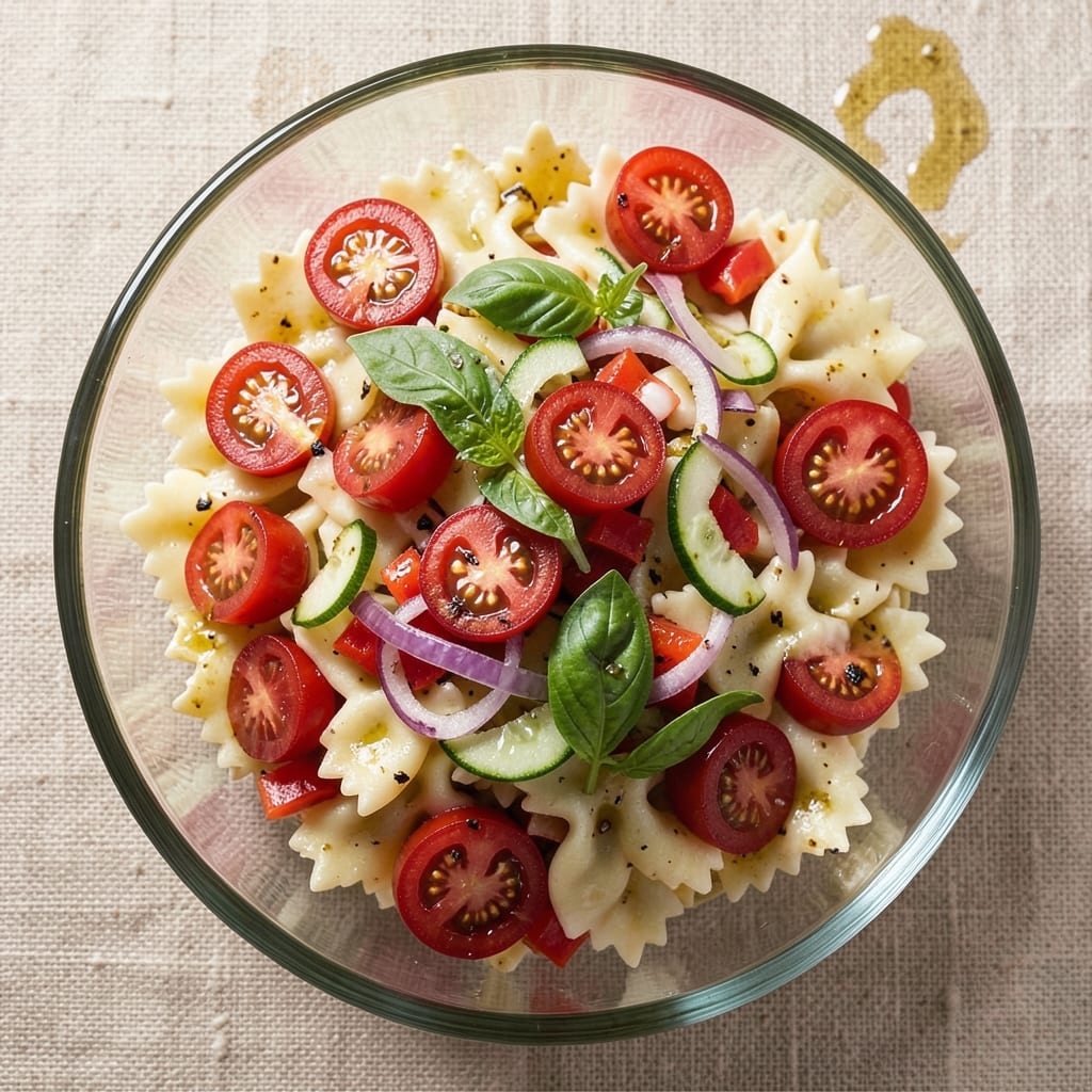 Alton Brown's Pasta Salad Recipe: Lemon-Herb Vinaigrette Crunch Without Mayo