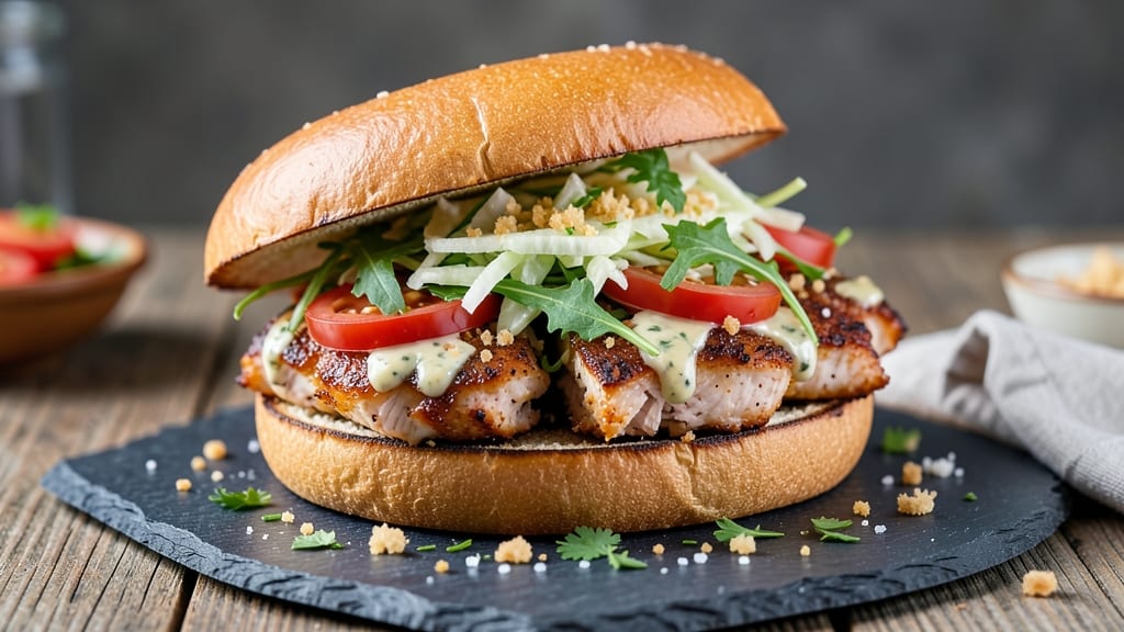 Baked Chicken Salad Sandwich Recipe: Crispy Croutons and Juicy Chicken in One Bite