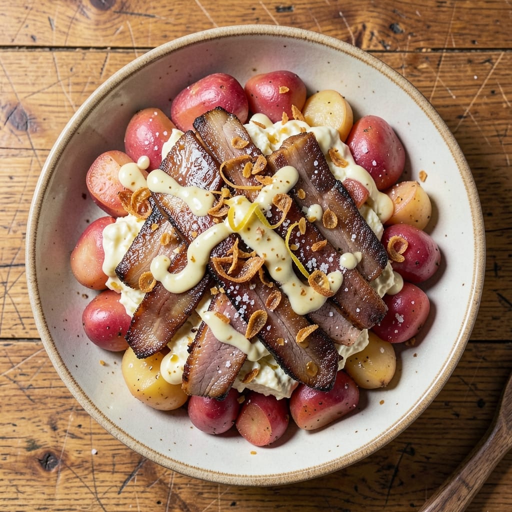 12-Bones Smoked Potato Salad Recipe: Smoky Bacon Crunch Meets Creamy Mayonnaise Magic