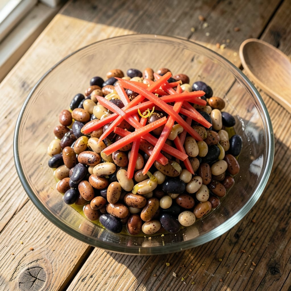 Amish Three Bean Salad Recipe: Celery-Crunch Classic Without Mayo