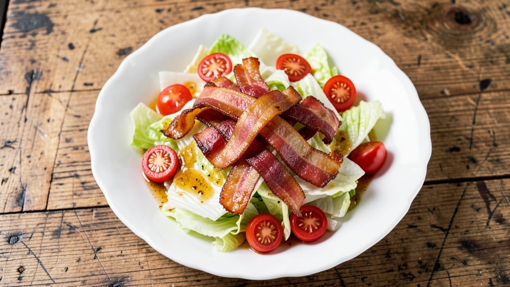 Bacon Lettuce Tomato Salad Recipe: Smoky Crispy Layers With Tangy Vinaigrette