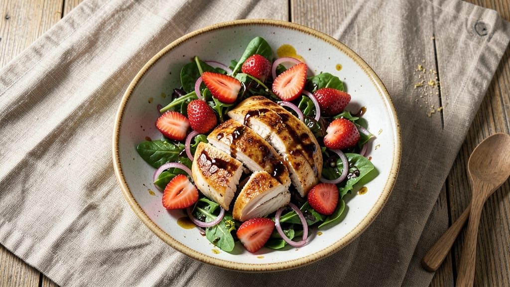 Applebee's Strawberry Balsamic Chicken Salad Recipe: Sweet-Tart Dressing That Elevates Every Bite
