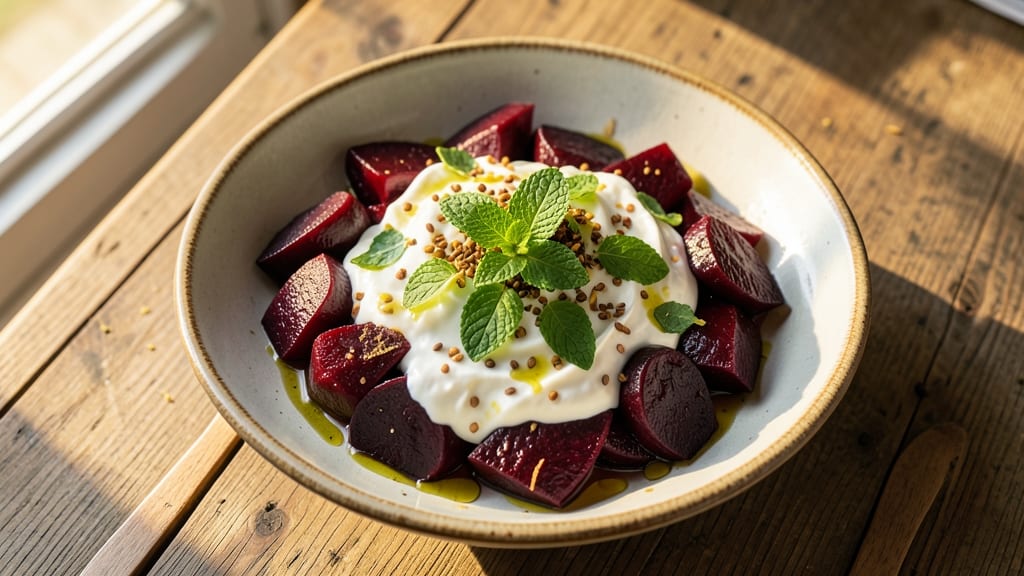 Beetroot Salad Recipe Indian Style: Spiced Yogurt Tang Meets Earthy Roasted Depths