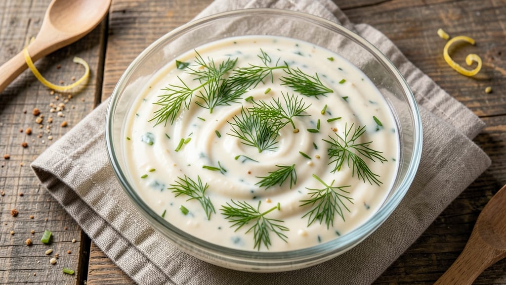 Bob Evans Colonial Salad Dressing Recipe: Crisp Celery Crowns Over Tangy Ranch Velout