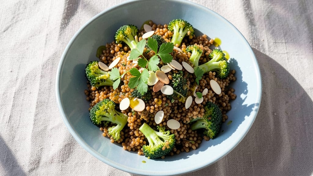 Broccoli Couscous Salad Recipe: Toasted Almond Crunch Meets Herb-Infused Lightness