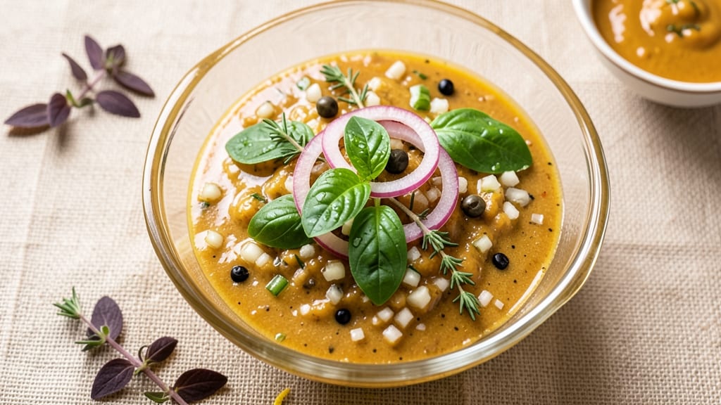Buddy's Antipasto Salad Dressing Recipe: Celery Crown Crunch Over Tangy Italian Herb Velout