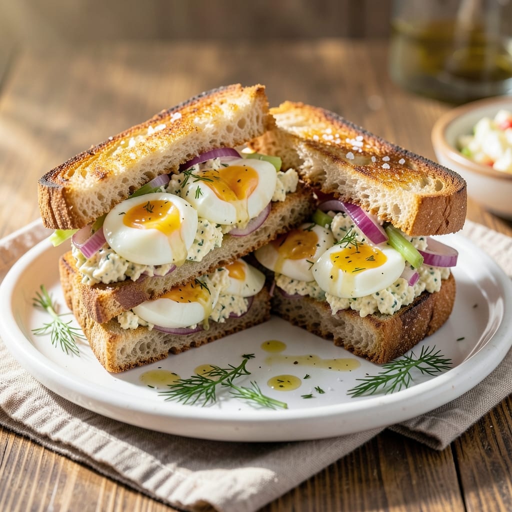Amazing Egg Salad Sandwich Recipe: Celery-Crusted Creaminess That Stays Fresh