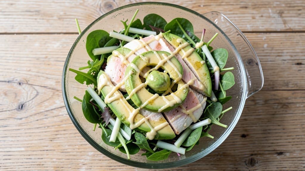 Natasha's Kitchen Avocado Chicken Salad Recipe: Crisp Celery Crowns Over Creamy Avocado-Lime Dressing