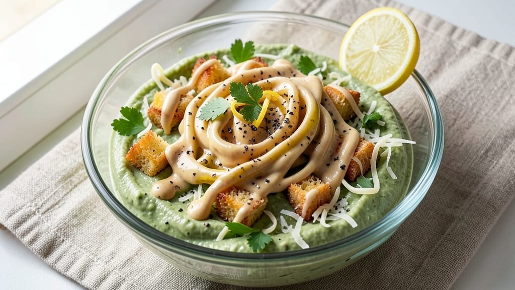Blender Caesar Salad Recipe: Creamy Ranch Velout With Crisp Celery Crowns
