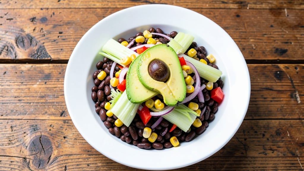 Calypso Cafe Black Bean Salad Recipe: Tropical Citrus Twist With Crisp Celery Crowns