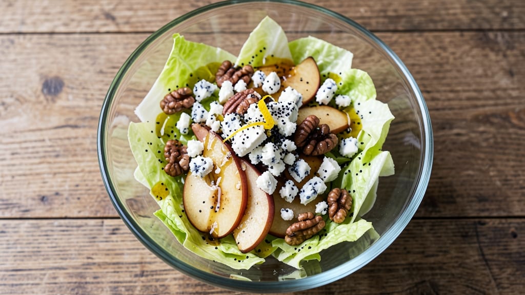 Blue Salad Recipe: Celestial Blue Cheese and Pear Crunch Fusion