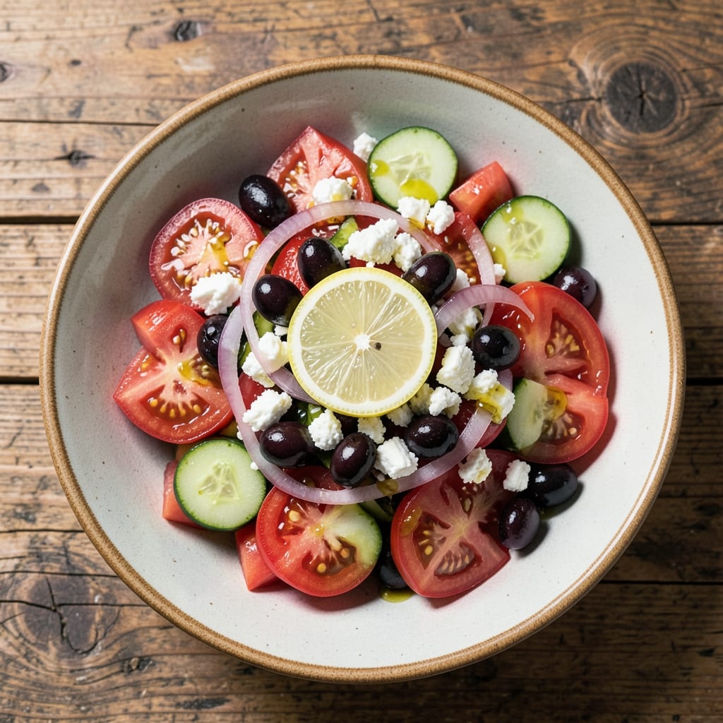 Aegean Salad Recipe: Mediterranean Crunch With Olive Oil Magic