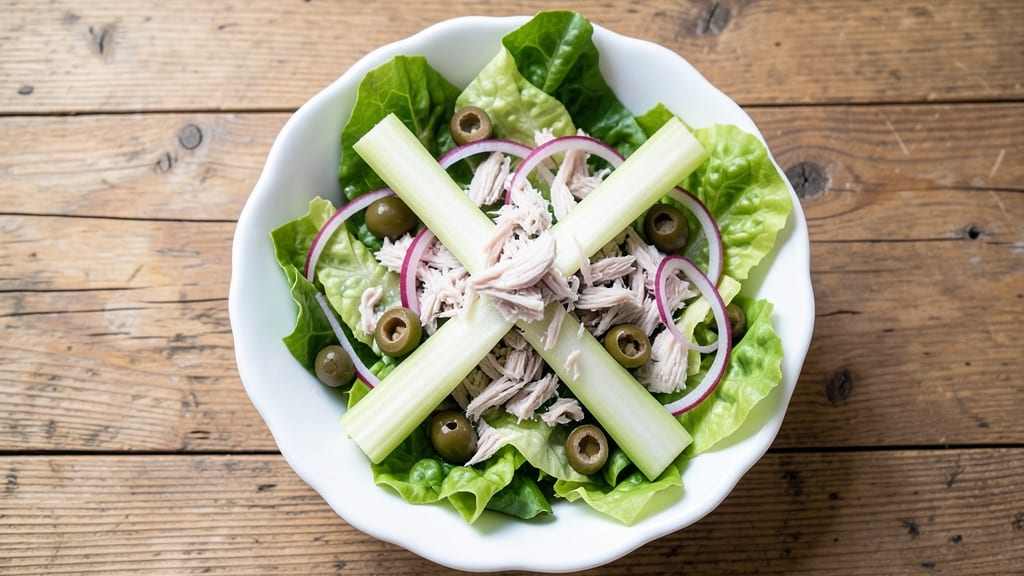 Brutus Salad Recipe: Crisp Celery Crowns Over Creamy Lemon Dill Bliss