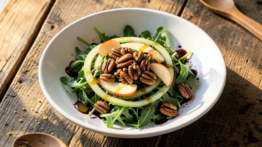 Bitter Salad Recipe: Crisp Celery Crowns Over Zesty Balsamic Vinaigrette Bliss