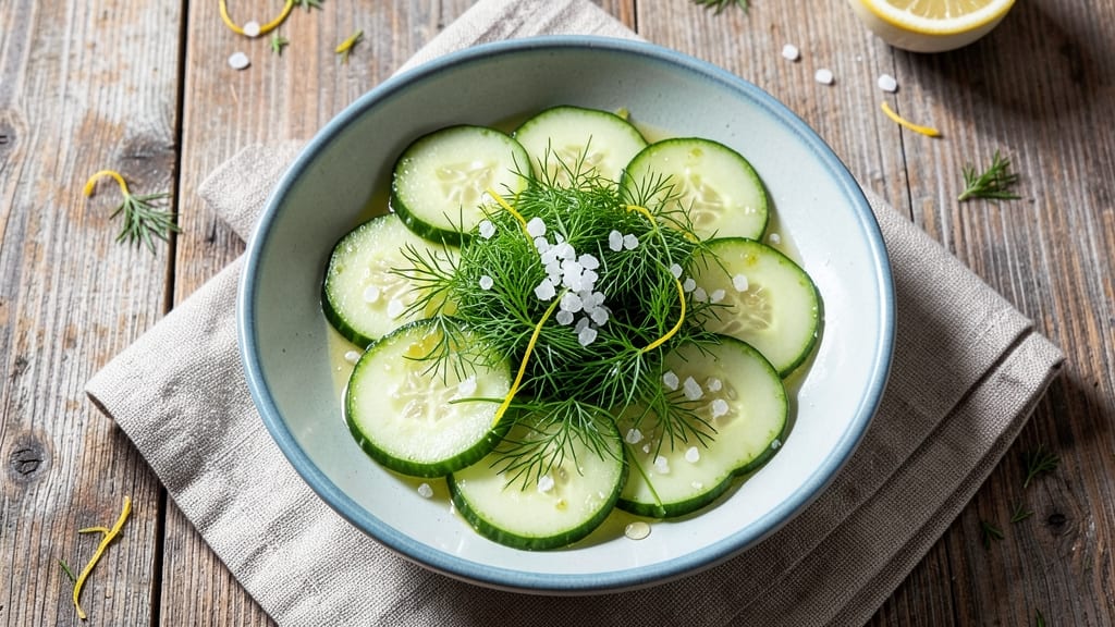 Cucumber Salad Recipe With Vinegar, Sugar, and Water: Crisp Refreshment in 10 Minutes