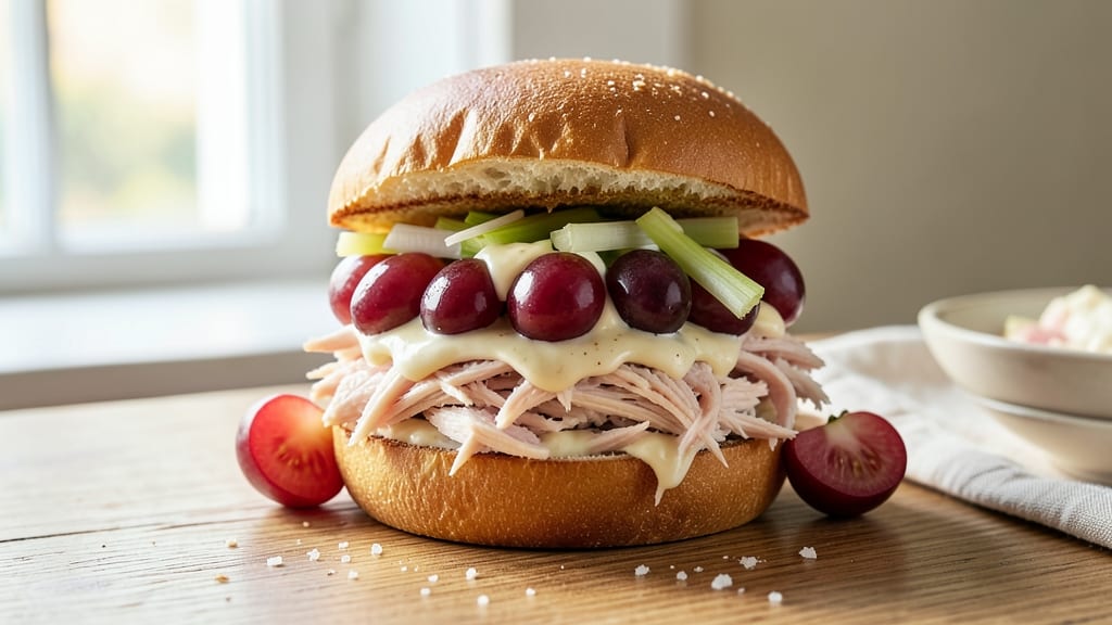 Canned Chicken Salad Sandwich Recipe with Grapes: Sweet-Tart Crunch Meets Creamy Protein Packed Bites