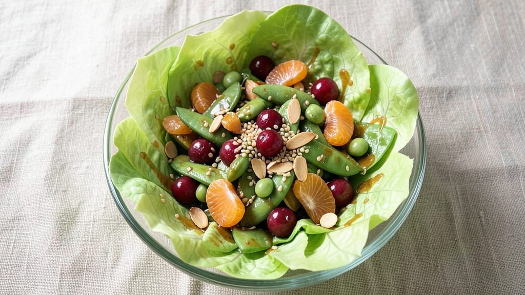 Asian Cranberry Salad Recipe: Sweet-Tart Crunch With Sesame-Ginger Dressing