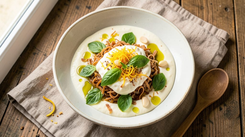 Burrata Salad Dressing Recipe: Creamy Basil-Parmesan Drizzle With No Cooking