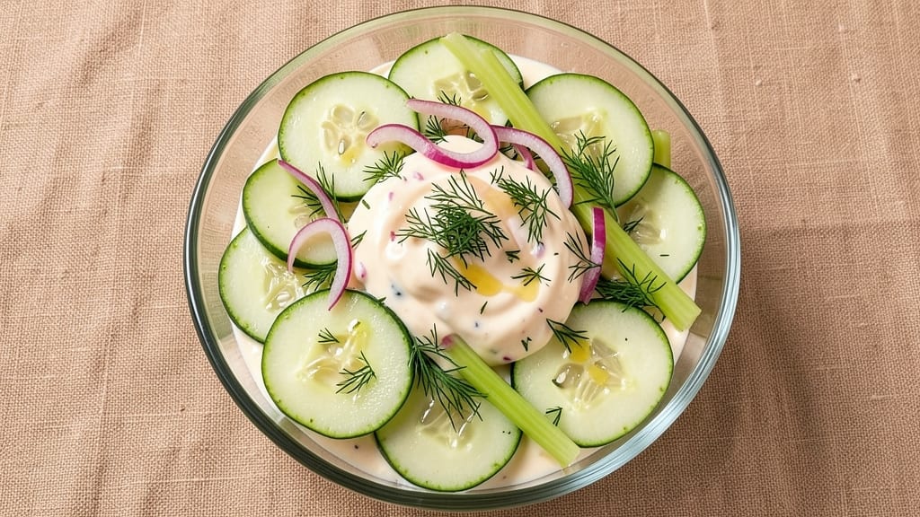 Creamy Cucumber Salad Recipe with Miracle Whip: Cool Refreshment for Picnic Spreads