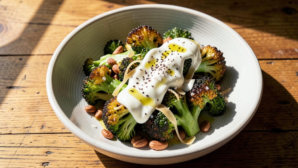 Broccoli Delight Salad Recipe: Crispy Roasted Broccoli and Creamy Parmesan Bliss