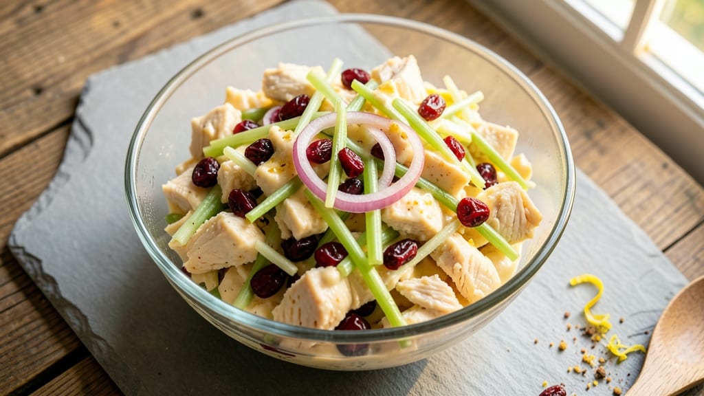 Canned Chicken Salad Recipe with Cranberries: Tart-Sweet Crunch in 15 Minutes