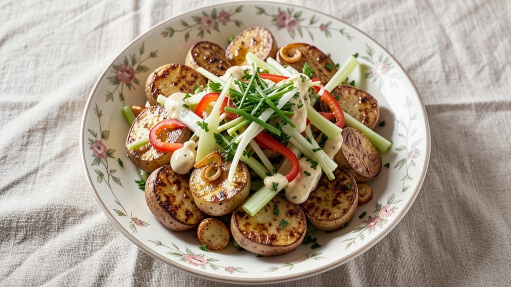 Blue Apron Potato Salad Recipe: Celery Crown Crunch Over Zesty Dijon Herb Dressing