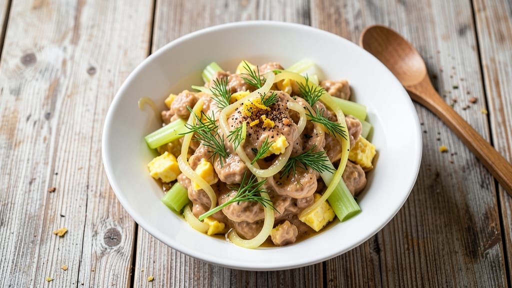 Awesome Egg Salad Recipe: Crunchy Celery Bites and Zesty Lemon Twist