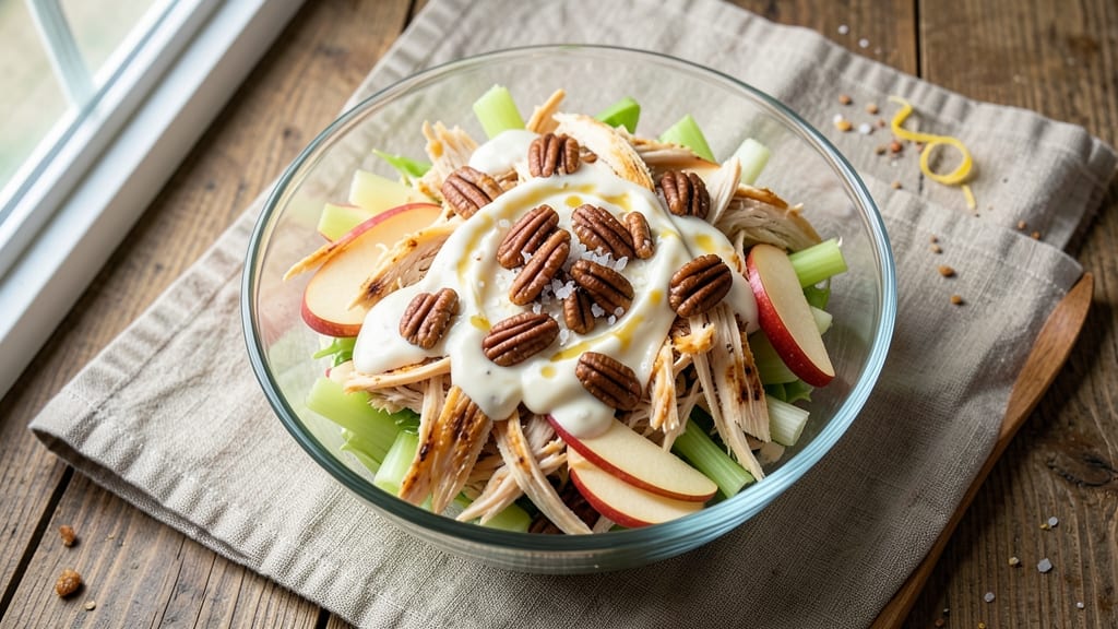 Arby's Apple Pecan Chicken Salad Recipe: Crisp Celery Crowns Over Nutty-Sweet Dressing