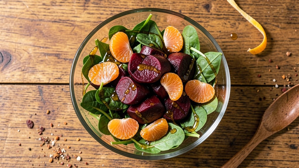 Beet and Mandarin Orange Salad Recipe: Vibrant Sweet-Tart Crunch in 15 Minutes