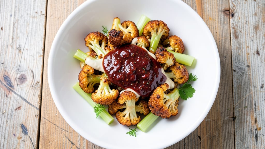 Buffalo Cauliflower Salad Recipe: Crispy Bites With Tangy Ranch Twist